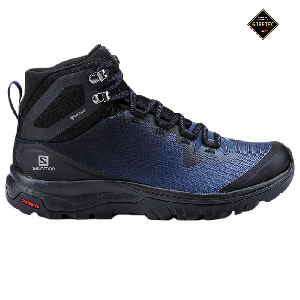 Salomon Singapore Womens Hiking Boots - VAYA MID GORE-TEX Black | 92430-RZNF